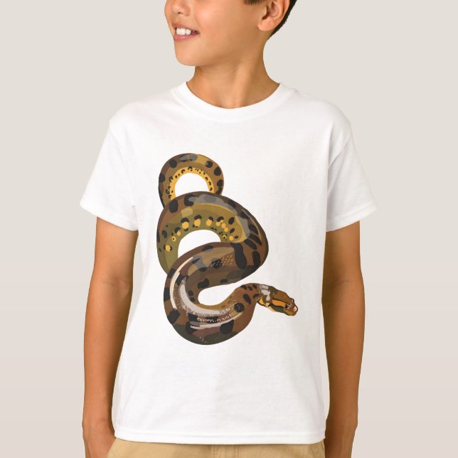 T-shirt G est pour Green Anaconda (Devant)