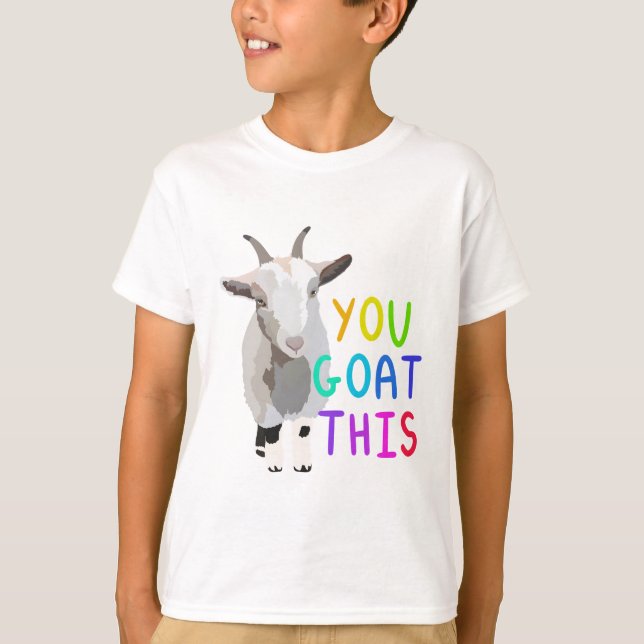 T-shirt G est pour la chèvre (Devant)
