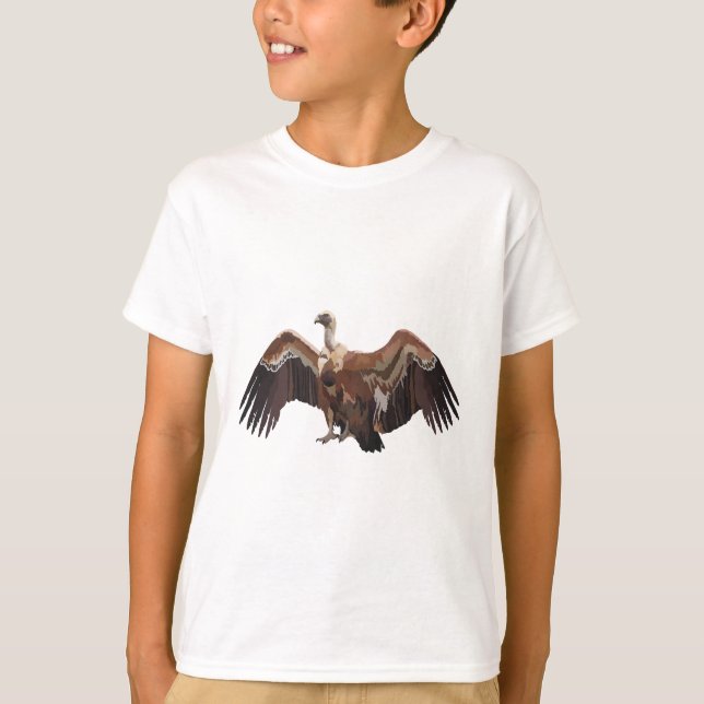 T-shirt G est pour le vautour griffon (Devant)