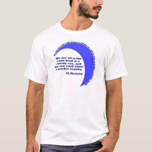 T-shirt G. K. Chesterton Mer agitée