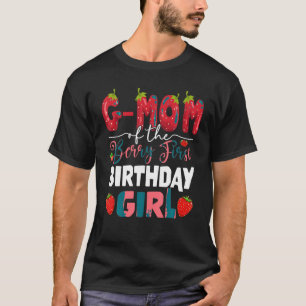 T-shirt G Maman du Berry Premier anniversaire de Girl Stra