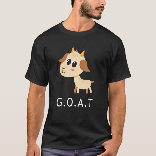 T-shirt G O A T Greatest Of All Time (Devant)