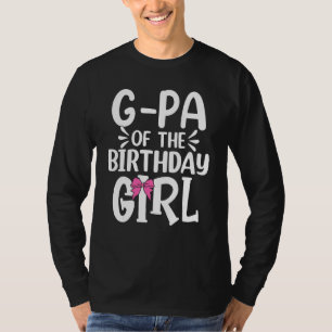 T-shirt G Pa De Fille Anniversaire Maman Papa Enfants Fami