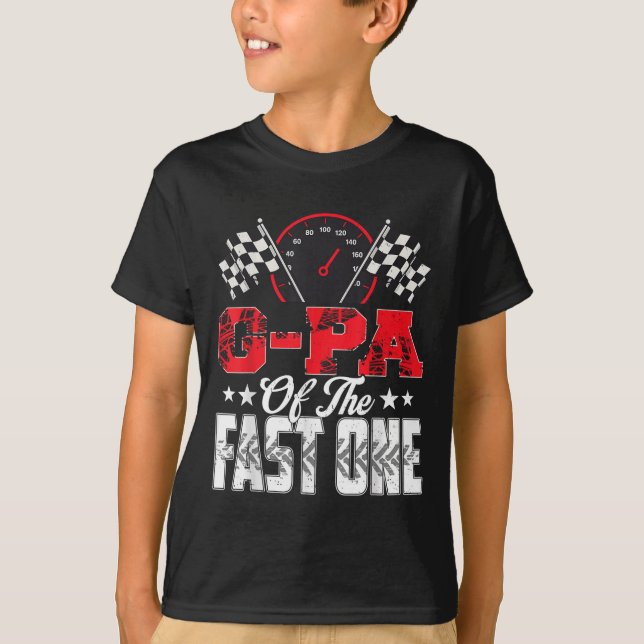 T-shirt G-pa de la famille Fast One Anniversaire 1ère Cour (Devant)