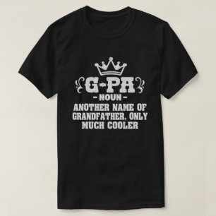 T-shirt G-pa Définition Funny Meaning Cool Grandpa Poison