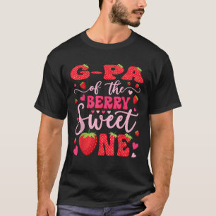 T-shirt G pa Du Berry Sweet One Strawberry 1St Birthda