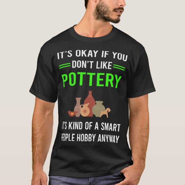 T-shirt G Personnes Intelligentes Poterie Potier (Devant)