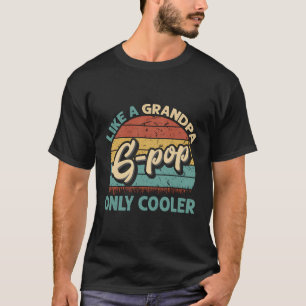 T-shirt G-Pop comme un grand-père Onlyer Fête des pères pa