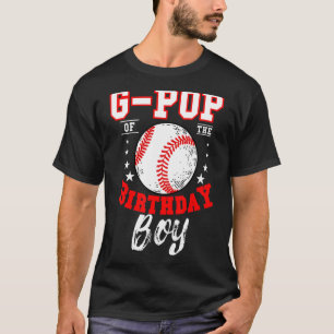 T-shirt G Pop Of The Birthday Boy Baseball Thème Anniversa