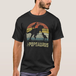 T-shirt G pop saurus T Rex Dinosaur G pop 2 enfants Famill