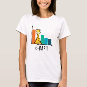 T-shirt G-raph Funny Giraffe Graph Pun