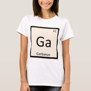 T-shirt Ga - Chimie des pois chiches Symbole du tableau pé