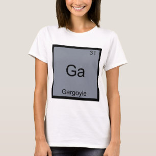 T-shirt Ga - Tee symbole d'élément de chimie drôle de garg
