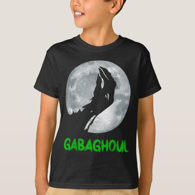 T-shirt Gabaghoul Funny Hand Moon Bigfoot Santa Christmas  (Devant)