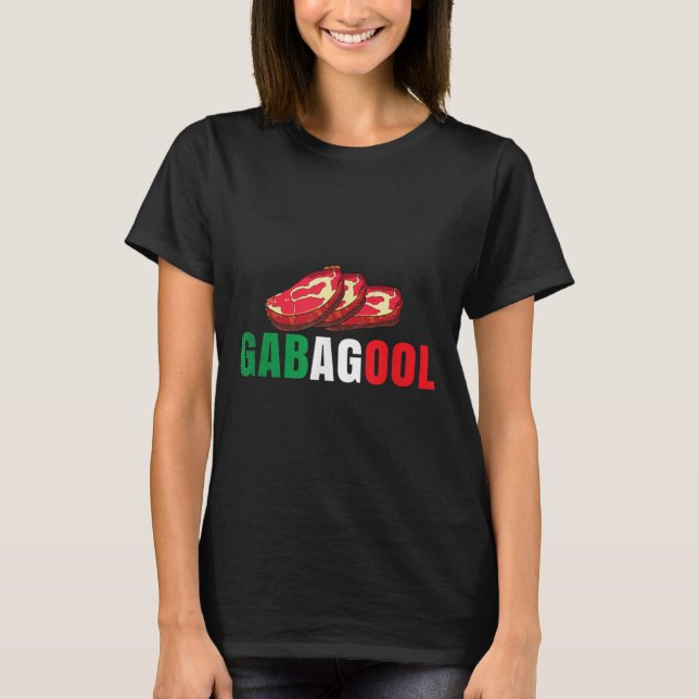 T-shirt Gabagool Cacola Meat New Jersey Italian Pride Gift (Devant)
