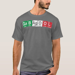 T-shirt Gabagool Table périodique Science Italien Capicola