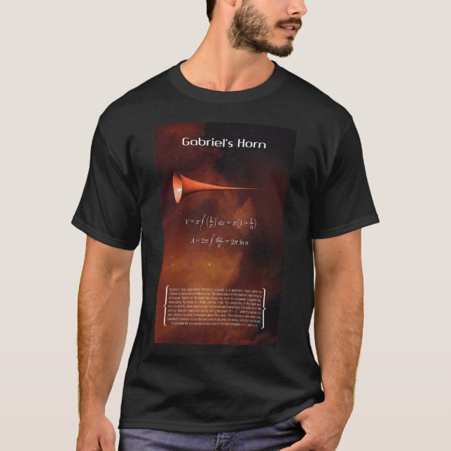 T-shirt Gabriel X27 ; S Horn Art Print (Devant)