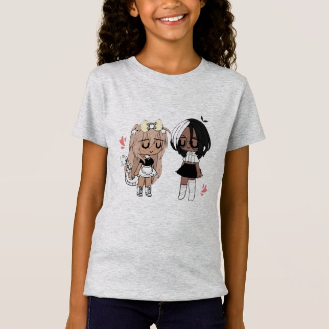 T-Shirt gacha life, gacha club, game, games, gamer, anime, (Devant)