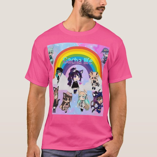 T-shirt Gacha Life Pack Anime sans manches (Devant)