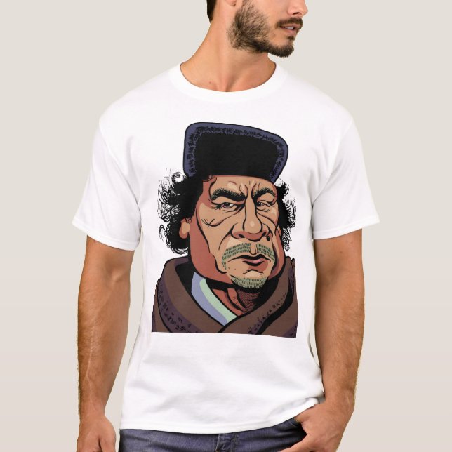 T-shirt gaddafi Libye (Devant)