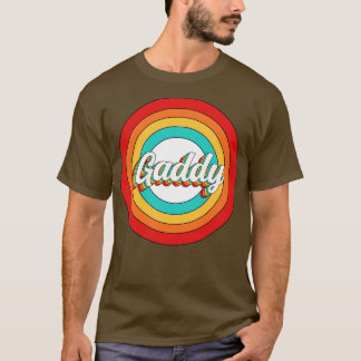 T-shirt Gaddy Nom Chemise Vintage Gaddy Circle