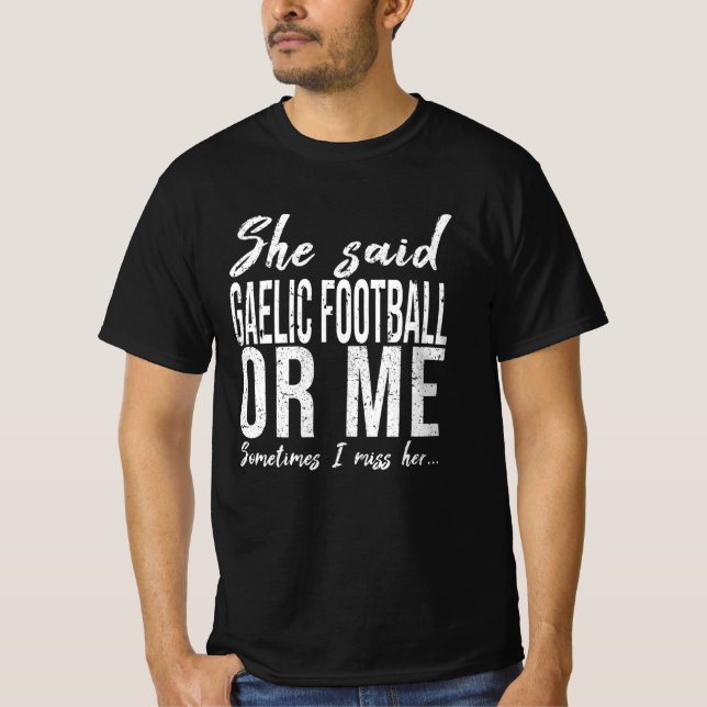 T-shirt Gaelic Football Funny vend (Devant)