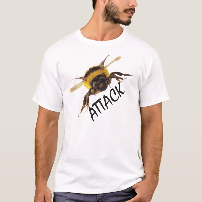 T-SHIRT GAFFEZ L'ATTAQUE D'ABEILLE (Devant)