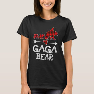 T-shirt Gaga Bear  carreaux rouge de buffle Pyjama Gaga Be