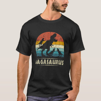 T-shirt Gaga Dinosaur Gagasaurus 3 Trois Enfants Mère amus