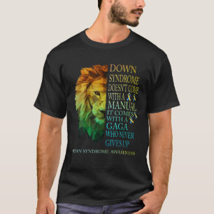 T-shirt Gaga ne provoque jamais le syndrome de Lion Down T