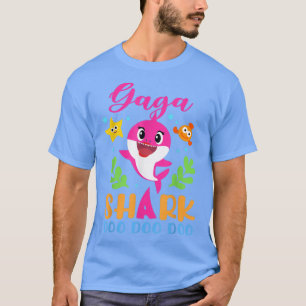 T-shirt Gaga Shark Gaga Shark Lover Fête des mères de fami