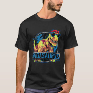 T-shirt Gagasaurus T Rex Dinosaur Famille Gagasaurus Match
