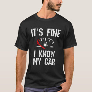 T-shirt Gage de gaz vide amusant C'est bon Je connais ma v