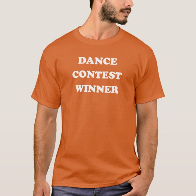 T-shirt Gagnant de concours de danse (Devant)