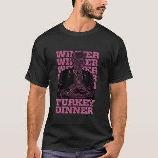 T-shirt Gagnant Dîner Turquie Dîner Drôle Trump Thanksgivi