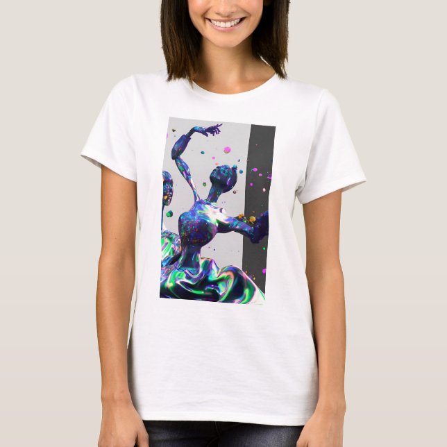 T-shirt Gagnant du ballet synthographique (Devant)