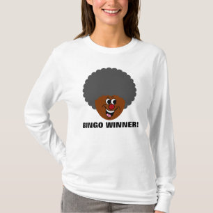T-shirt Gagnant du prix de nuit de bingo-test de centre de