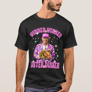 T-shirt gagnant gagnant dîner de Pâques T culotte, rétro,