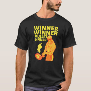 T-shirt Gagnant Mullet Diner Party dans le dos