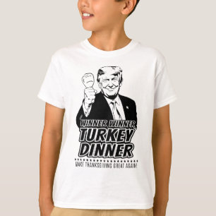 T-shirt Gagnant Trump Drôle Gagnant Dîner de dinde Thanksg