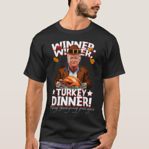 T-shirt Gagnante humoristique de Trump Dîner turc Thanksg