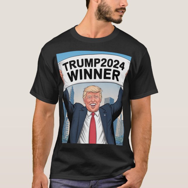 T-shirt Gagnants de Trump2024 (Devant)