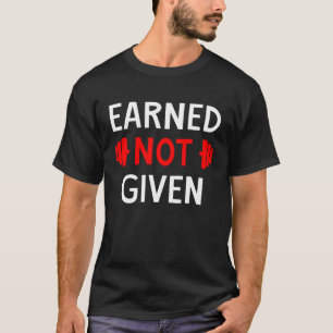 T-shirt Gagné non accordé Sports Fitness Exercice Poids Re