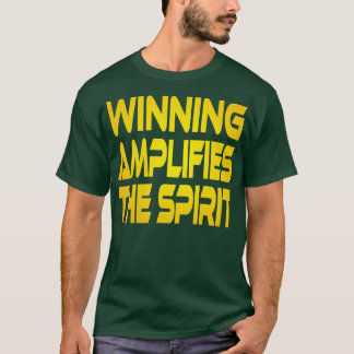 T-shirt Gagner Amplifie l'Esprit Idium Jaune