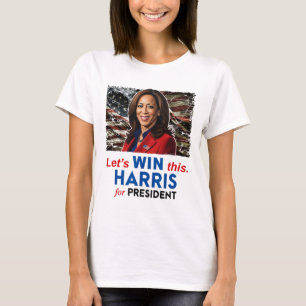 T-shirt Gagnez Cette Harris Pour Le Président Kamala Harri