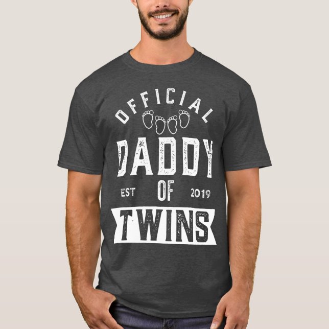 T-shirt gagnez Papa 2019 Drôle Nouveau papa de victoires F (Devant)