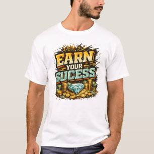 T-shirt 'Gagnez votre succès'