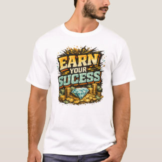 T-shirt 'Gagnez votre succès'