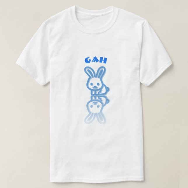 T-shirt Gah - lapin dedans (Design devant)