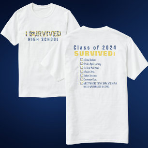 T-shirt Gahanna Lincoln Classe de 2025 I Lumière Survived